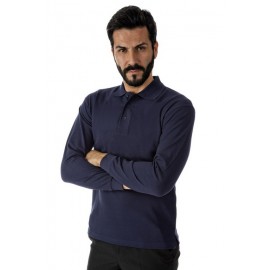 Polo Unisex cotone Manica Lunga